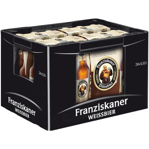 Franziskaner Weissbier Hell 4er 6er 0,33l Kiste
