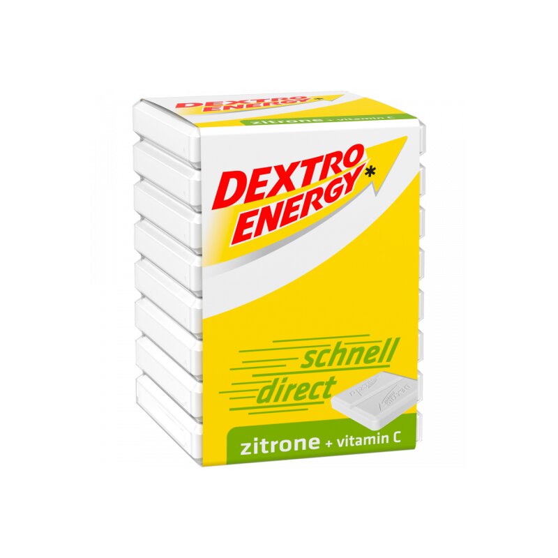 Dextro Energy Würfel Zitrone+Vitamin C 46g LebensmittelVersand.eu