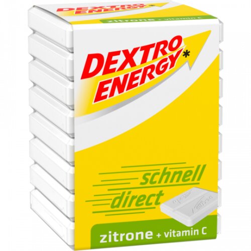 Dextro Energy Würfel Zitrone+Vitamin C 46g