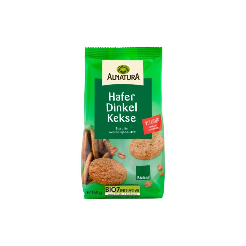 Bio Alnatura Hafer-Dinkel-Kekse 150g - Lebensmittel-Versand.eu | Lebe