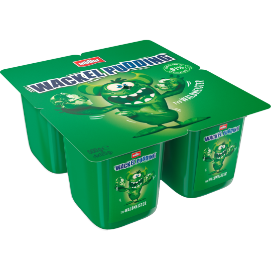 Müller Wackelpudding Waldmeister 4x125g