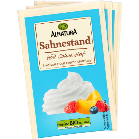 Bio Alnatura Sahnestand 3er 8g