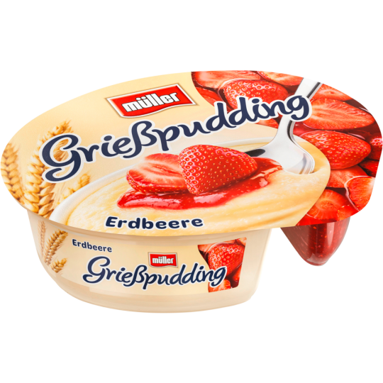 Müller Grießpudding Erdbeere 160g