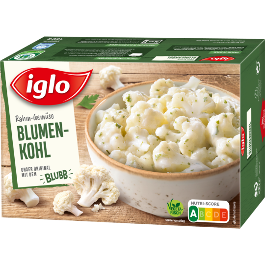 Iglo Rahm Gemüse Blumenkohl 480g