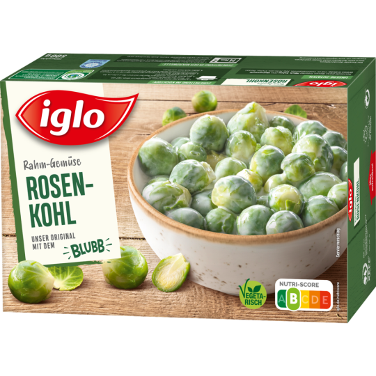 Iglo Rahm Gemüse Rosenkohl 500g