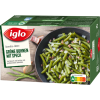 Iglo Gemüse Ideen Grüne Bohnen mit Speck 480g