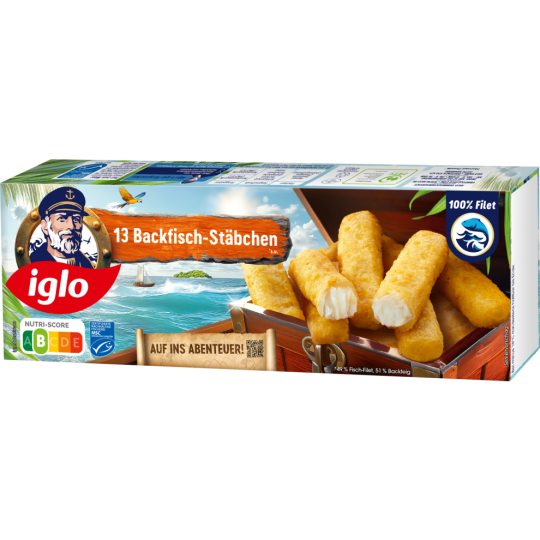 Iglo Backfischstäbchen 364g
