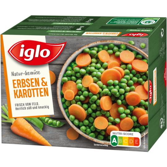 Iglo Erbsen und Karotten 540g