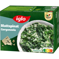 Iglo Blattspinat mit Gorgonzola 390g