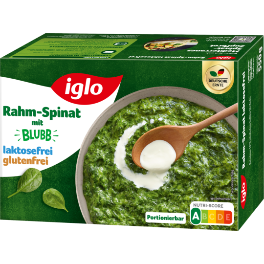 Iglo Rahm-Spinat lactosefrei 550g
