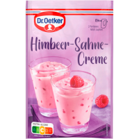 Dr.Oetker Himbeer Sahne Creme für 250ml 62g