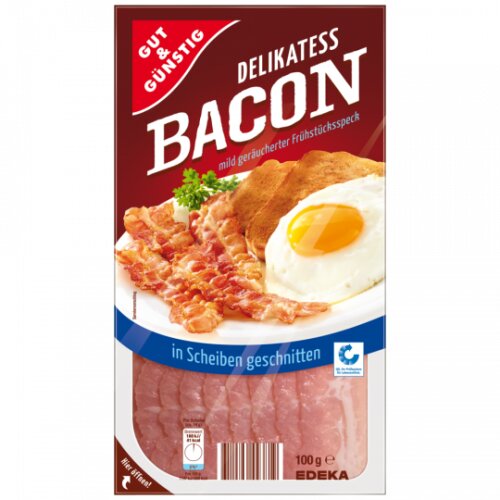 Gut & Günstig Bacon 100g