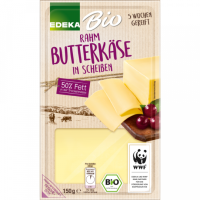 Bio EDEKA Rahmbutterkäse Scheiben 50% Fett in...