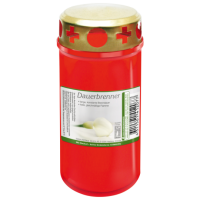 Dauerbrenner mit Deckel rot