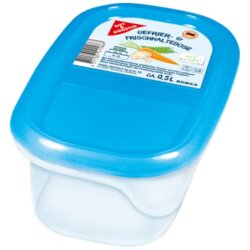 Gut & Günstig Gefrier-und Frischhaltedose blau 0,5l