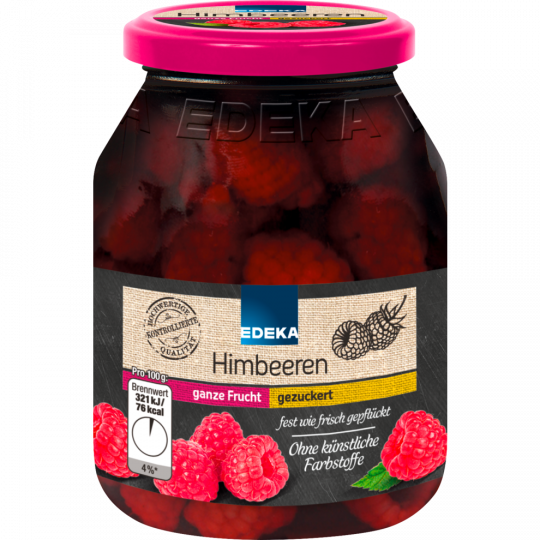 EDEKA Himbeeren gezuckert 340g
