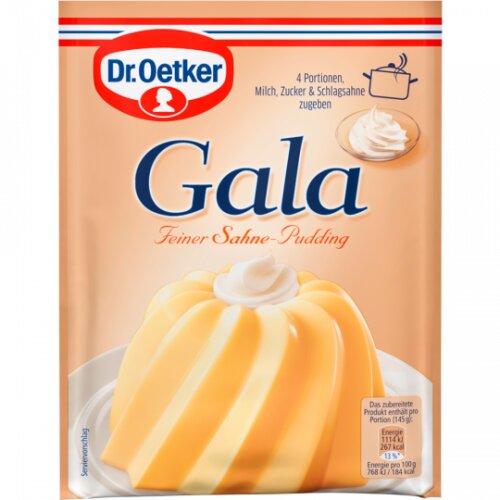 Dr.Oetker Gala Sahne Pudding für 3x500ml 3ST 120g