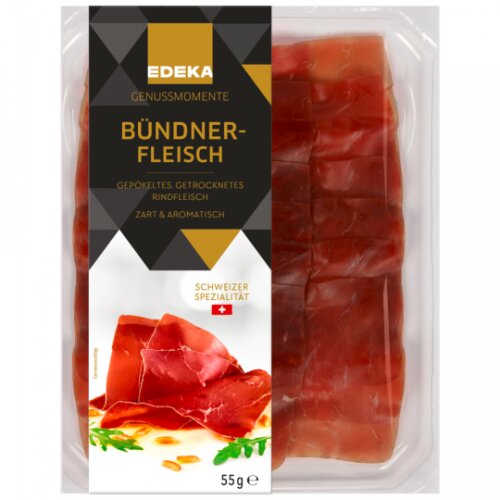 EDEKA SELECTION Original Schweizer Bündner Fleisch Servierschnitt 55g