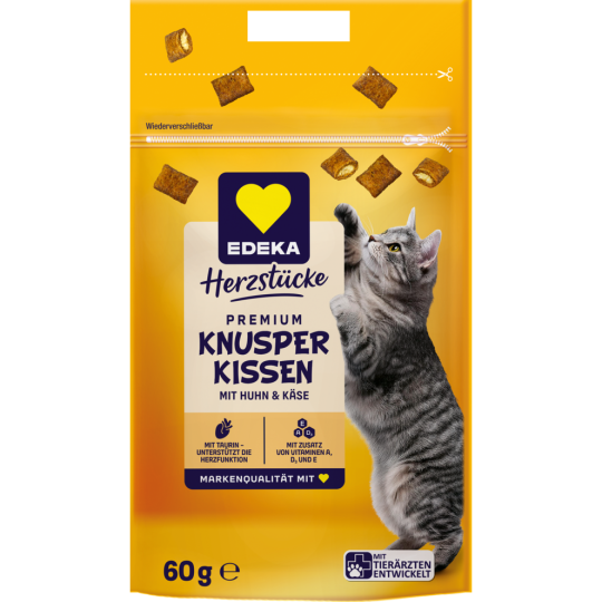 EDEKA gefüllte Knusperkissen Geflügel&Käse 60g
