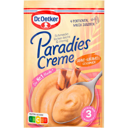 Dr.Oetker Paradies Creme Sahne Karamell für 300ml 65g