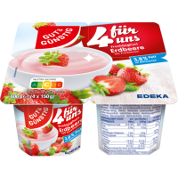 Gut & Günstig Fruchtjoghurt Erdbeer 3,8% 4x150g