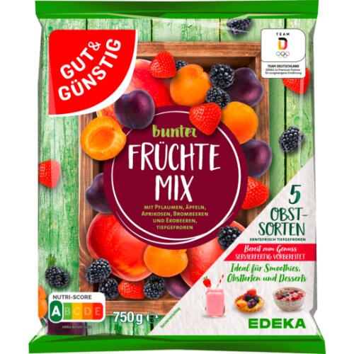 Gut & Günstig Bunter Früchtekorb 750g