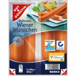 Gut & Günstig Wiener Würstchen 400g