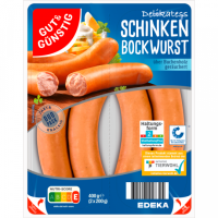 Gut & Günstig Delikatess Schinkenbockwurst 400g