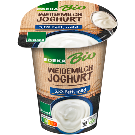 EDEKA Bio Naturjoghurt 3,8% 500g