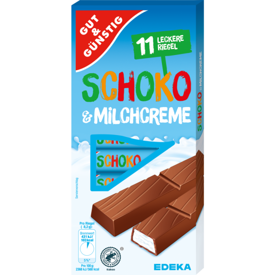 Gut & Günstig Schokomilch Riegel 200g