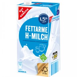 Gut & Günstig H-Milch 0,3% 1l VLOG