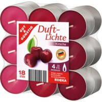 Gut & Günstig Duftlichte Kirsche 18er