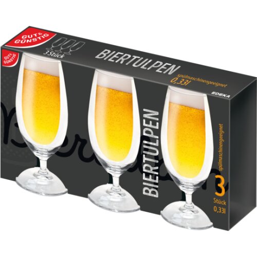 Gut & Günstig Biertulpen 3er