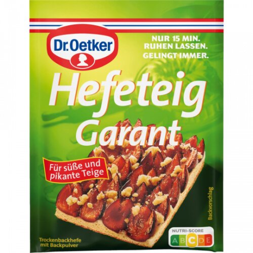 Dr.Oetker Garant Hefeteig für 375g 32g