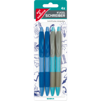 Gut & Günstig Kugelschreiber 4er
