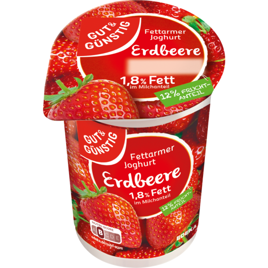Gut & Günstig fettarmer Fruchtjoghurt 1,8% Erdbeere 250g