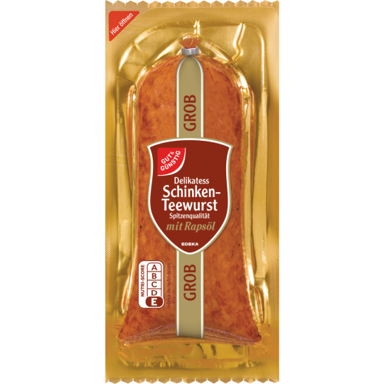 Gut & Günstig Schinkenteewurst grob 250g QS