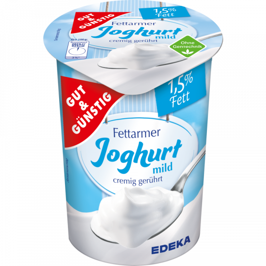 Gut & Günstig fettarmer Joghurt 1,5% 500g