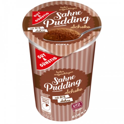 Gut & Günstig Sahne Pudding Schoko 200g