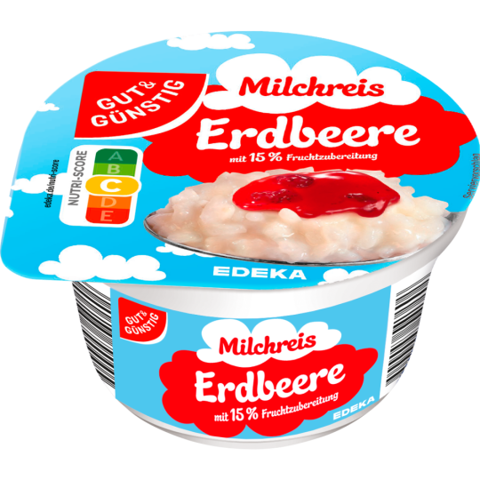 Gut & Günstig Milchreis Erdbeere 200g