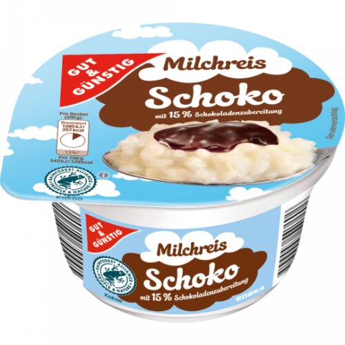 Gut & Günstig Milchreis Schoko 200g