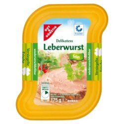 Gut & Günstig Delikatess Leberwurst fein 175g