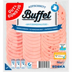 Gut & Günstig Aufschnitt Buffet 3-fach 150g