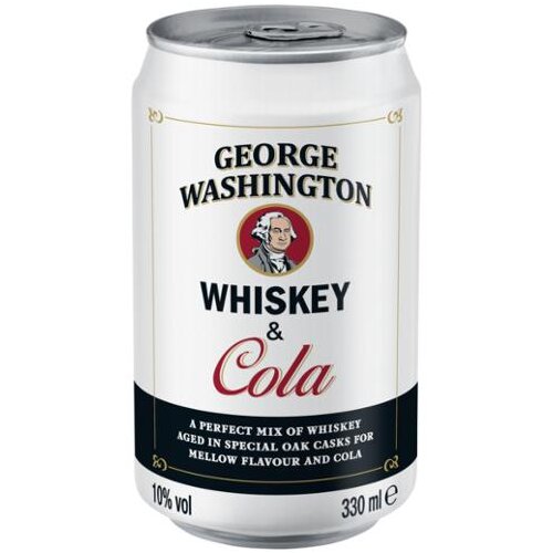 George Washington Whisky  & Cola 10% 0,33l