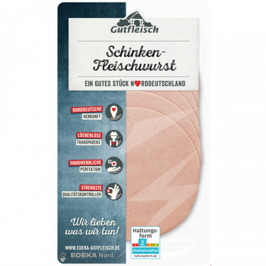 Gutfleisch Schinkenfleischwurst 80g