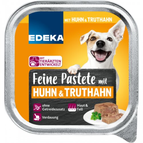 EDEKA Feine Bissen mit Huhn+Truthahn 150g
