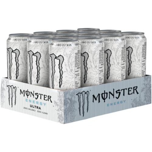 Monster Ultra White 12x0,5l Träger