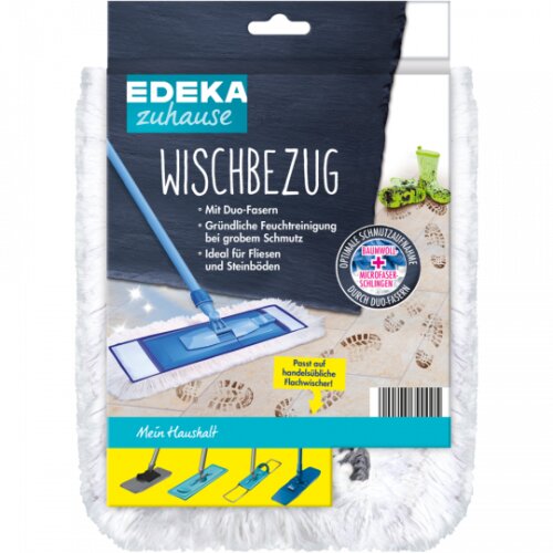 EDEKA Wischbezug Duo-Faser/Baumwolle