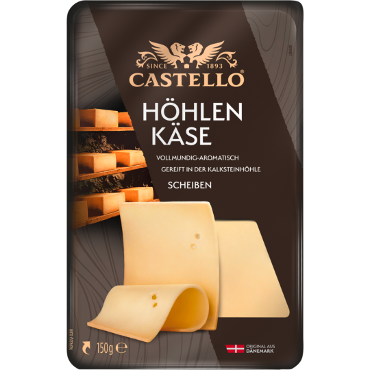 Castello Höhlenkäse Scheiben 50% Fett i.Tr.150g