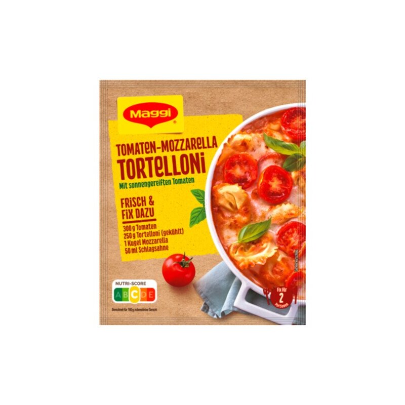 Maggi Fix Tomate Mozzarella Auflauf 34g - Lebensmittel-Versand.eu | L